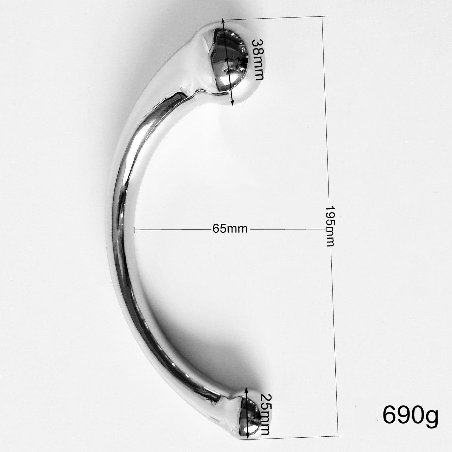 G-spot Stainless Steel Massage Stick Anal Plug, Mandatory Anal For Men Women Anal Toys