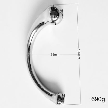 G-spot Stainless Steel Massage Stick Anal Plug, Mandatory Anal For Men Women Anal Toys