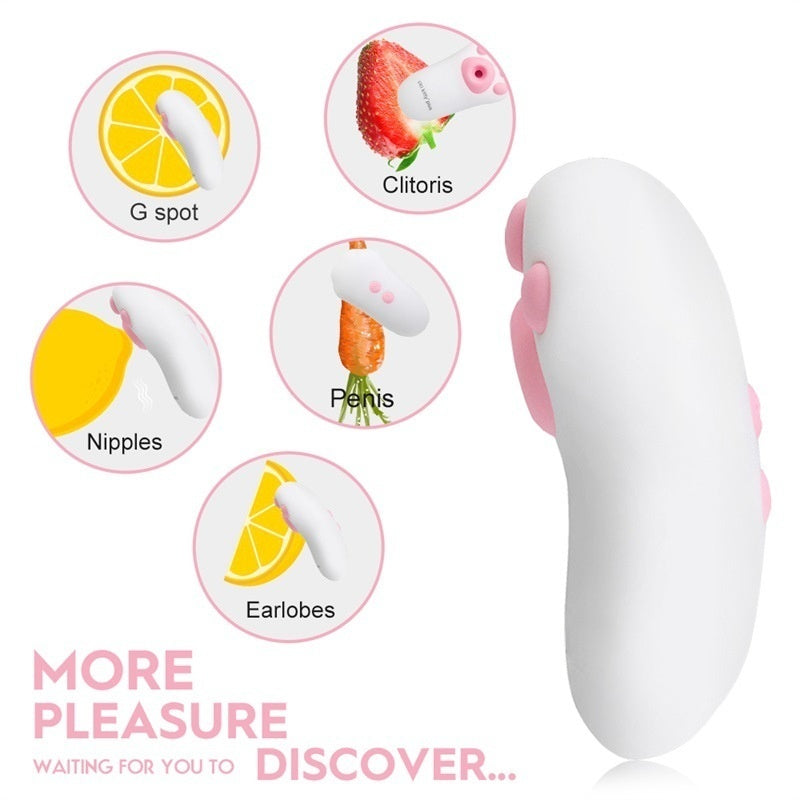 Katze Pfote Saugen Ei Überspringen Weibliche Klitoris Stimulation Vibrationsmassage