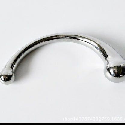 G-spot Stainless Steel Massage Stick Anal Plug, Mandatory Anal For Men Women Anal Toys