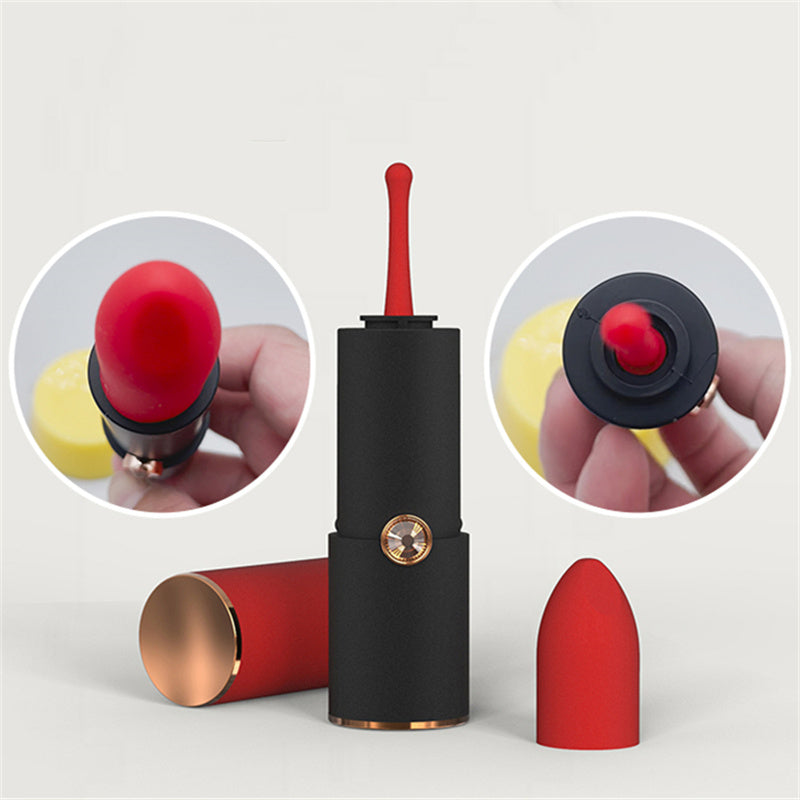 Kissing Lipstick Exciting Mini Vibrator Stimulation Massage Stick Sex Products