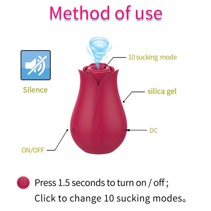 New Rose Sucking Vibrator Toy