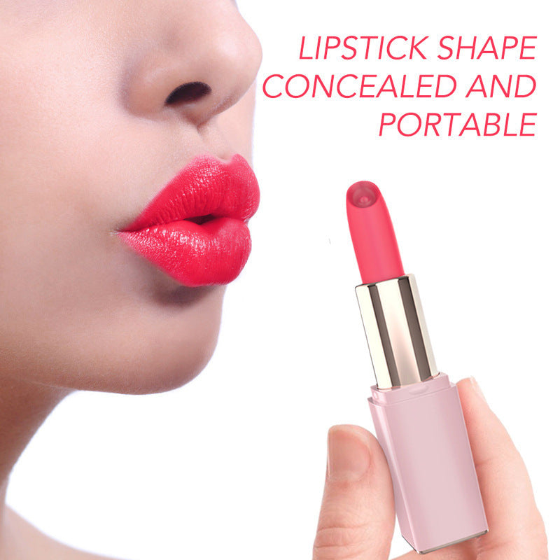 Rechargeable Multi Frequency Vibrating Lipstick Mini Egg Jumping Convertible