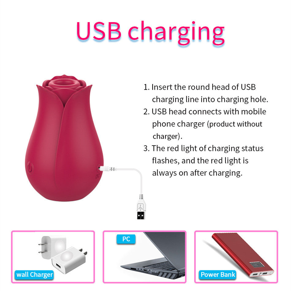 New Rose Sucking Vibrator Toy