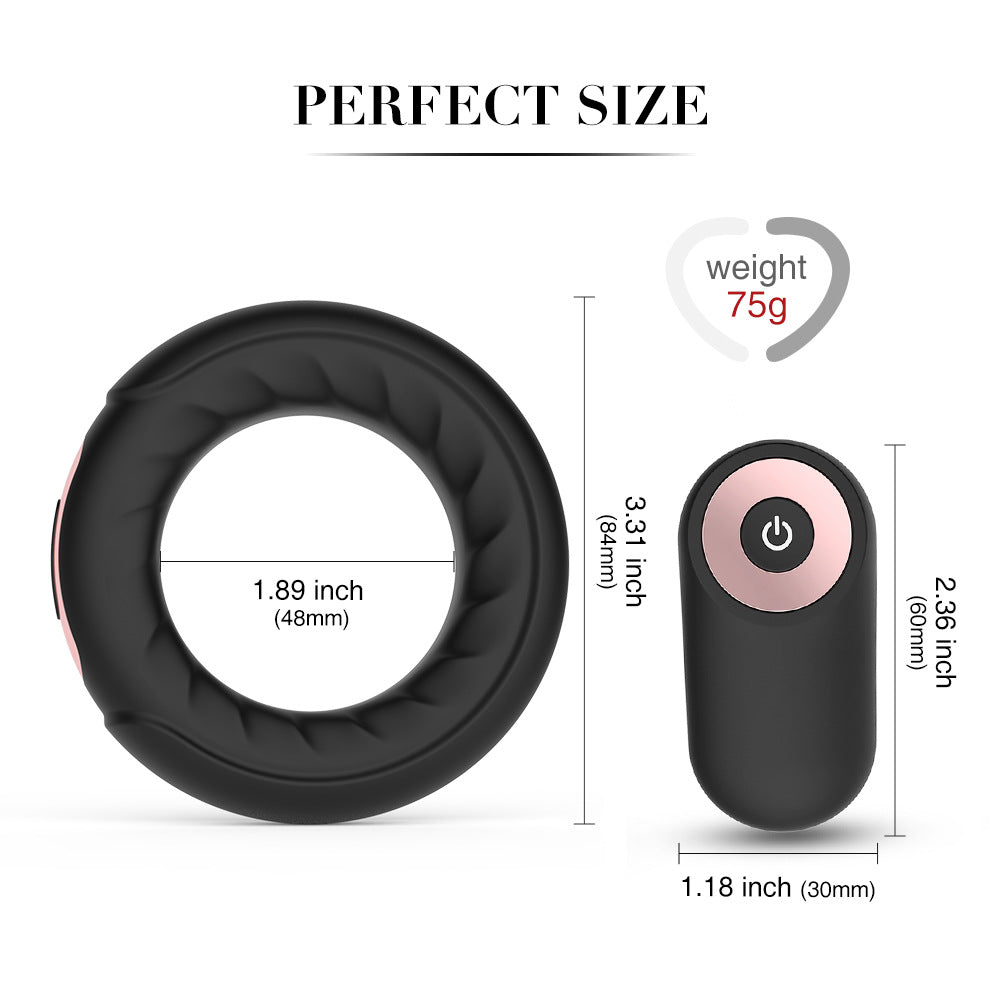 Vibrator Vibrating Penis Ring for Clitoral Stimulation, Remote Control