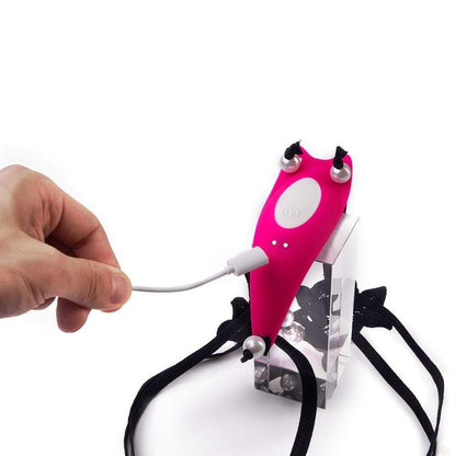 Wireless Remote Control 9-Frequency Wearable Lace Panty Clitoral Vibrator