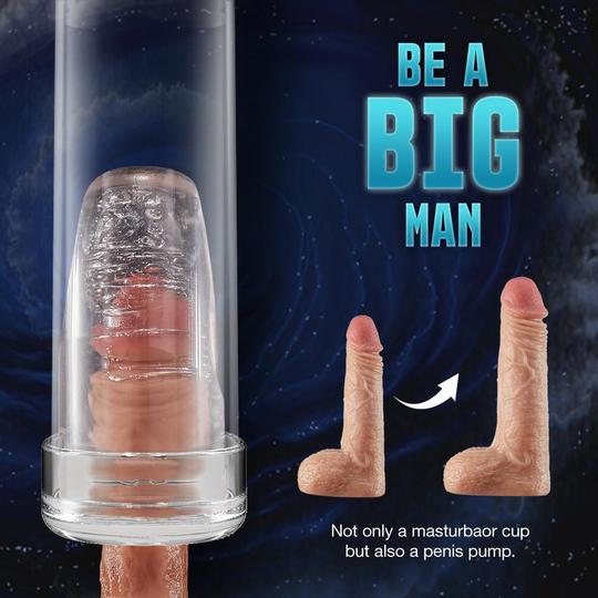 4 Level Suction Penis Enlargement Pump Transparent Male Maturbation Cup