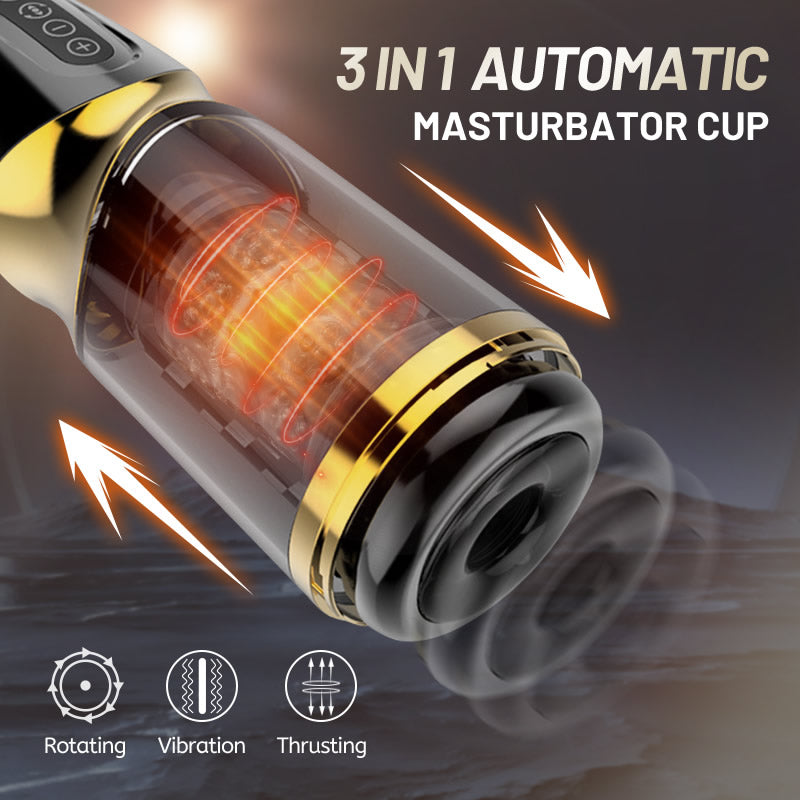 ACMEJOY Beck 6 Thrusting & Vibrating Automatic Masturbation Cup