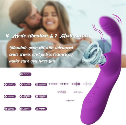 Women's Sucking Device Vibrating Fun Masturbation Device