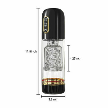 Vibrbud - 10 Telescopic Rotation 10 Suction Automatic Male Masturbation