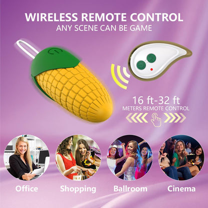 Midu Density Corn Remote Control Heating Vibration Corn Egg Skipping Female Masturbation Wireless Wearing Sex Products