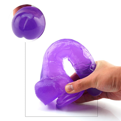 Jelly Dildo Realistic With Suction Cup Penis G Spot Sex Toy