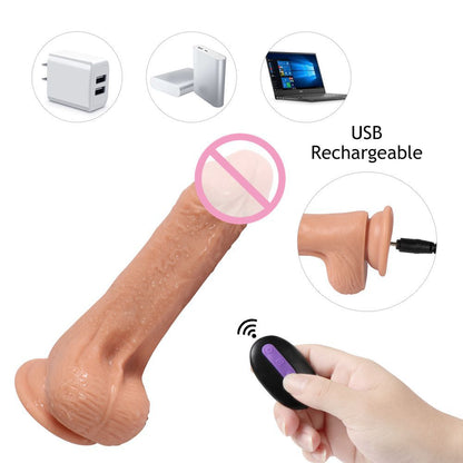 Imitation Penis Adult Female Sex Products Masturbation Vibrator Men's Backyard Anal Plug
