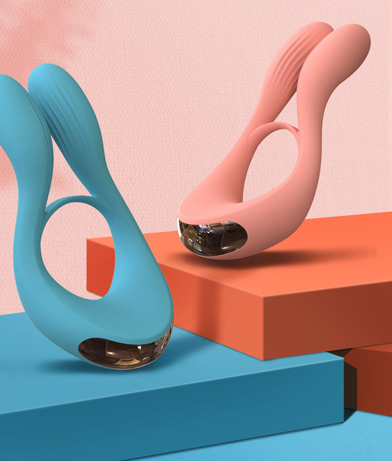 KISSTOY Martin Couple Resonance Cock Ring Elastic Force Delayed Ej