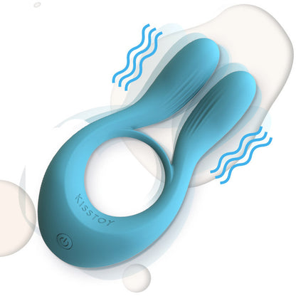 KISSTOY Martin Couple Resonance Cock Ring Elastic Force Delayed Ej