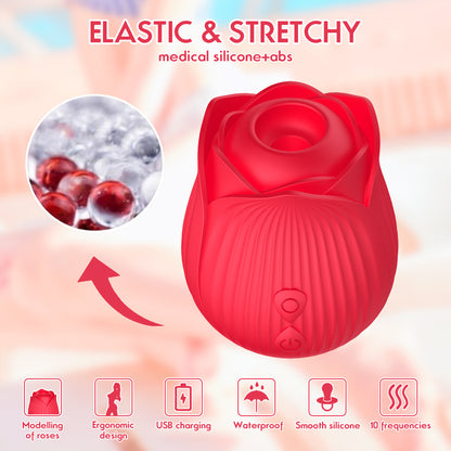 Rose Sucking Vibrator