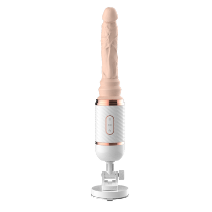 Remote Control Thrusting Dildo Vibrator Automatic Swing Tongue Licking
