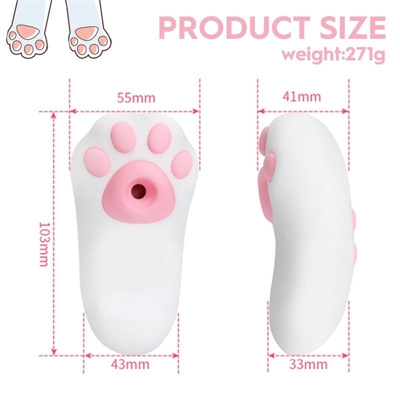 Katze Pfote Saugen Ei Überspringen Weibliche Klitoris Stimulation Vibrationsmassage