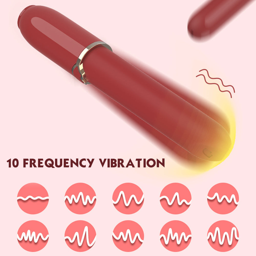 Lipstick Vibrator Female Masturbation Portable Usb Charging Adult Sex Products