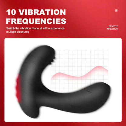 Remote blowing vibrating posterior stimulator - out on a date