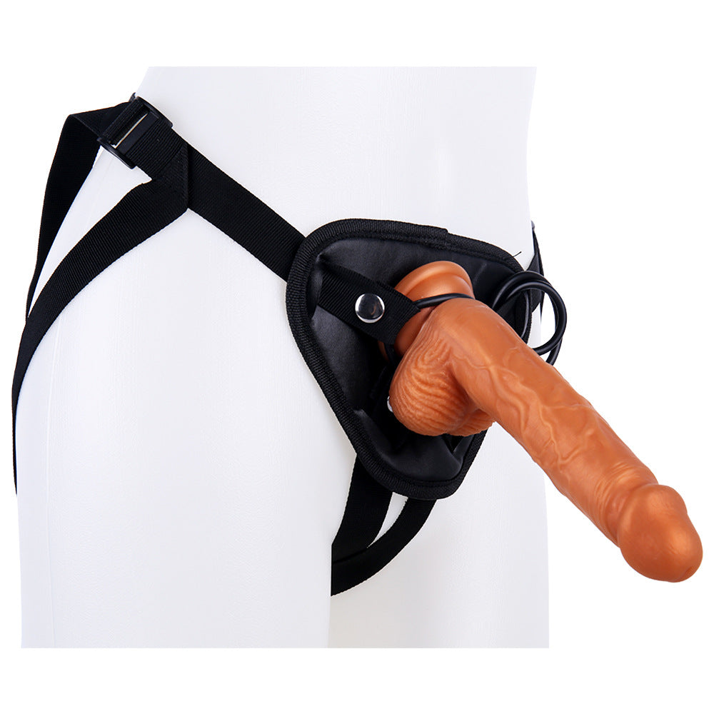 Penis Silicone Dildo Les Pull Leather Pants Fun Gay Women Wear Sex Products