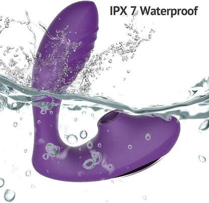 Clitoral Sucking Vibrator, G Spot Dildo Clit Stimulator With 10 Suction And Vibration Patterns
