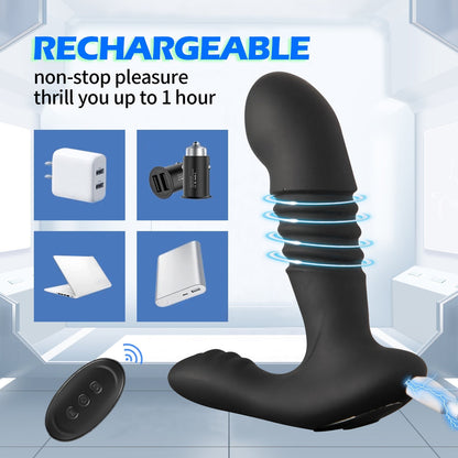 Dakota - Thrusting Vibrating Prostate & Perineum Massager