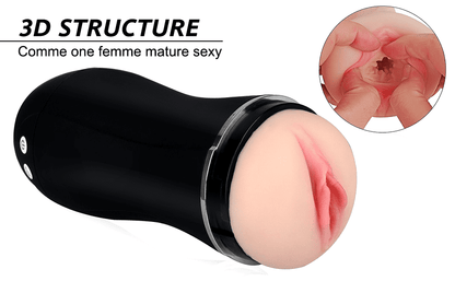 AcmeJoy 10 Vibrations Pussy Pocket Moaning Male Masturbators