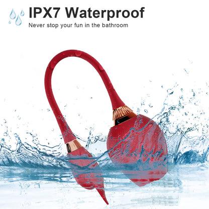 Rose Vibrator Double Use Sucking Vibrator