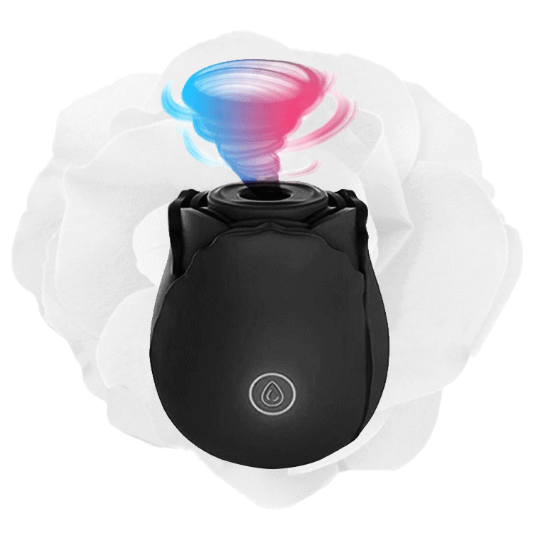 Rose Sucking Vibrator Sex Toys For Women Black
