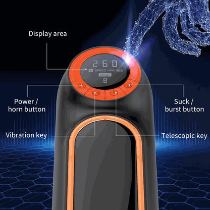 Vibrbud - Full Automatic Men's Masturbator Inverted Aircraft Cup Adult