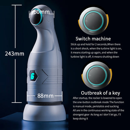 Vibrbud - Automatic Sucking Masturbation Cup Blowjob Masturbator Vibrating Oral Sex Toys For Men