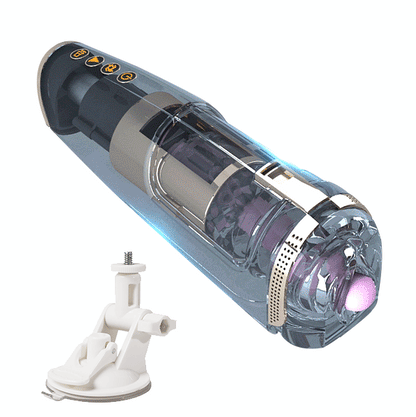 Vibrbud Telescopic Male Masturbator Sucking Heating Aircraft Cup