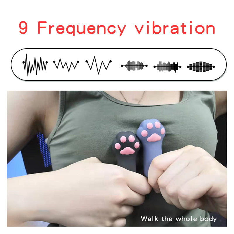 Kitten Paw Fingertip I Egg Skipping Vibrating Stick Female Massage Mas