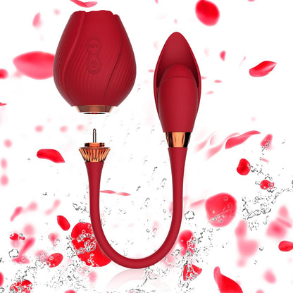 Rose Vibrator Double Use Sucking Vibrator