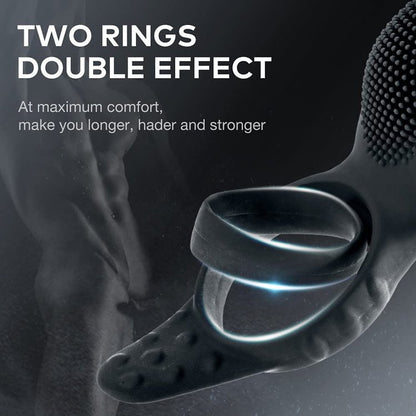 Cock Ring Perineum Massager Couple Vibrator