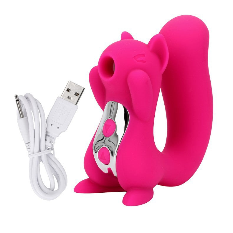 Squirrel Vibrator Rose Red