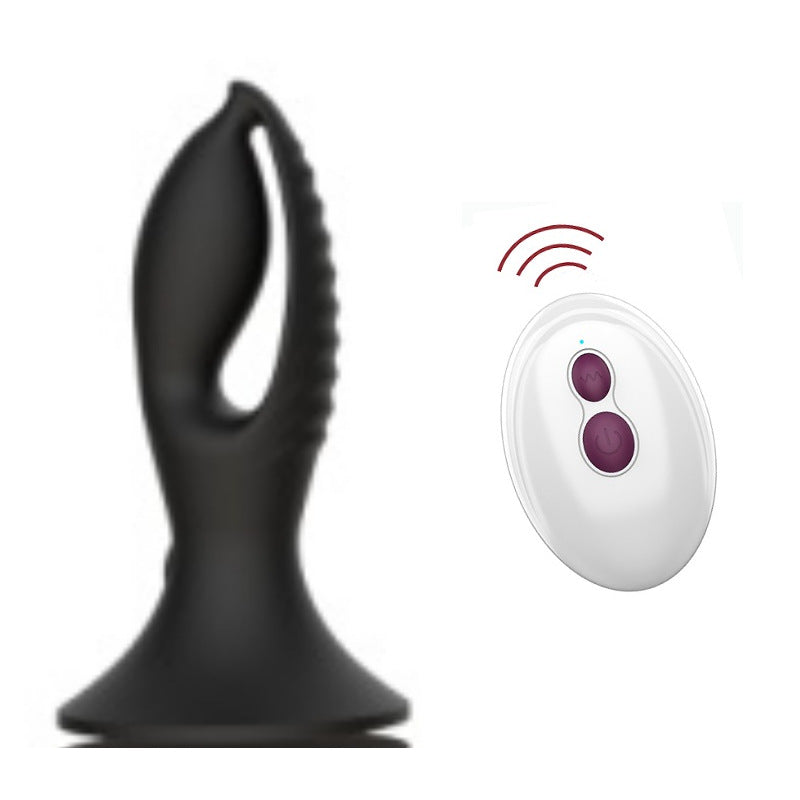 Men's Hollow Out Suction Cup, Backyard Vibration, Anal Plug, Prostate Silicone Stimulation, Vibrating Massager, Toy, Sex Toy