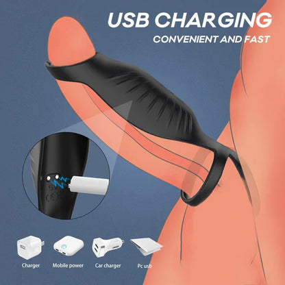 Wireless Vibrating Penis Ring Vibrator