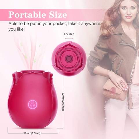 ROSE Vibrator Rose Toy Clit Sucker